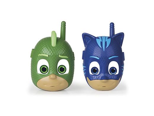 IMC Toys- PJ Masks Walkie Talkie, Color verde/azul