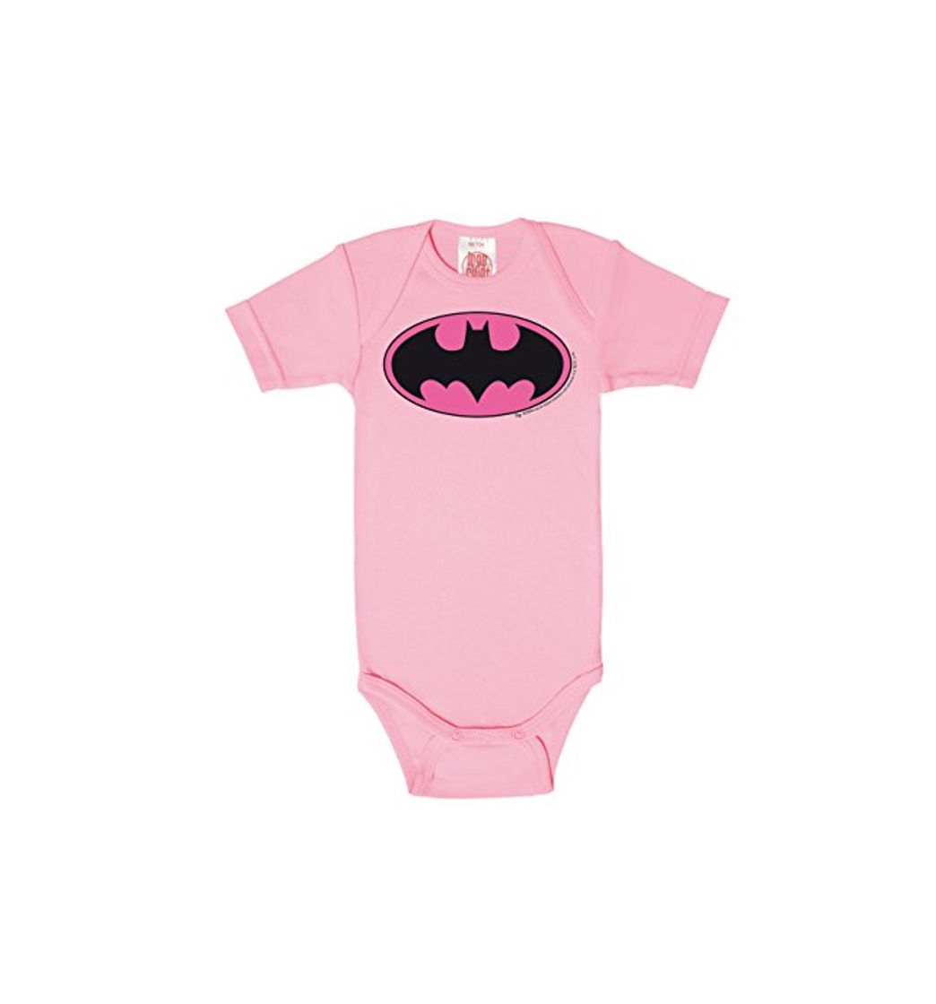 Productos Logoshirt Body para bebé Batman Logotipo Rosa - DC Comics - Batman