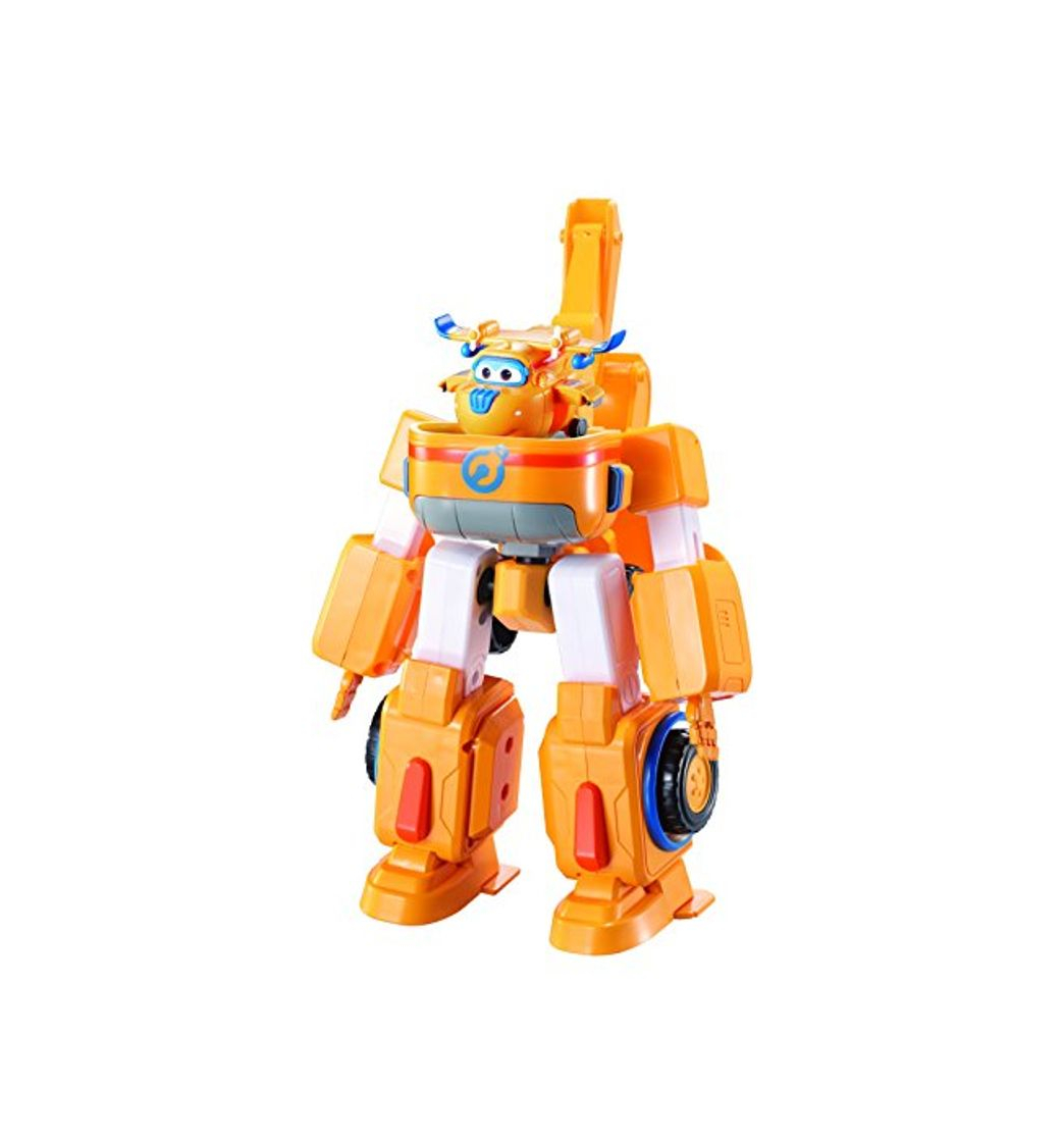 Product Super Wings Deluxe Superwings Transforming Vehicle Donnie, Color Amarillo, 7 Pulgadas