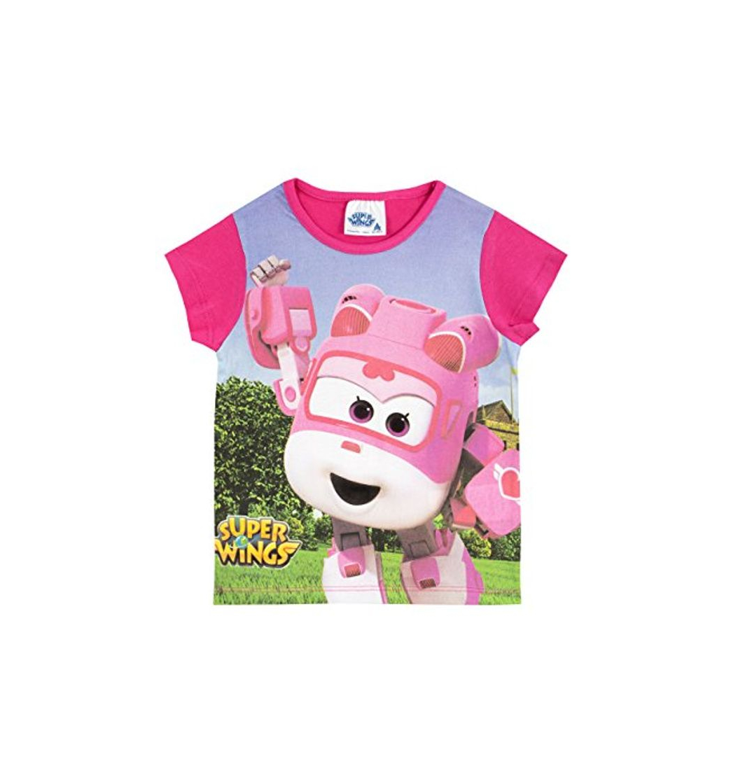 Product Super Wings Camiseta para niñas Dizzy Rosa 6 Años