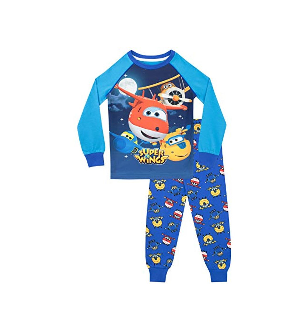 Product Super Wings Pijama para Niños Jett y Donnie Ajuste Ceñido Multicolor 18