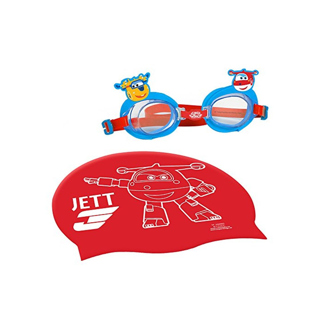 Product Super Wings - Gorro y gafas natación infantil