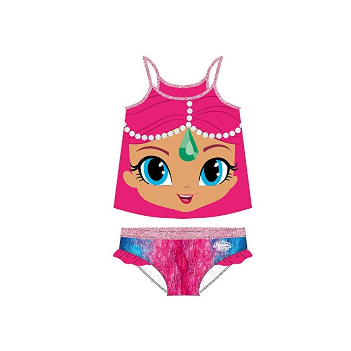 Productos Cerdá Shimmer and Shine Conjuntode Baño 2 Piezas Conjunto, Rosa