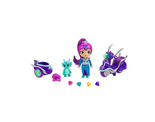 Shimmer y Shine Zeta y su moto, muñeca con accesorios