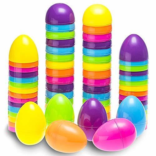 Place PREXTEX Huevos de Pascua de Plástico de Colores de 8,9 cm