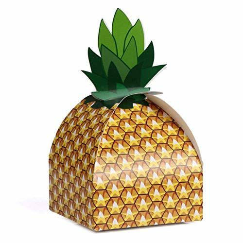 Place Xrten 24Pcs Caja de Caramelo Dulces de Piña Bombones para Boda Fiestas