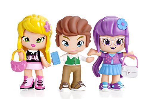 Lugares PINY Pinypon by Pack de 3 figuras, Julia, Lilith y Will, surtido