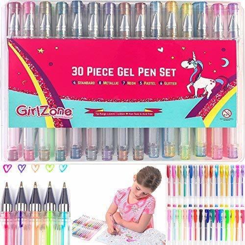 Place Regalos para Niñas - Bolígrafos De Gel - Set De 30 Bolis