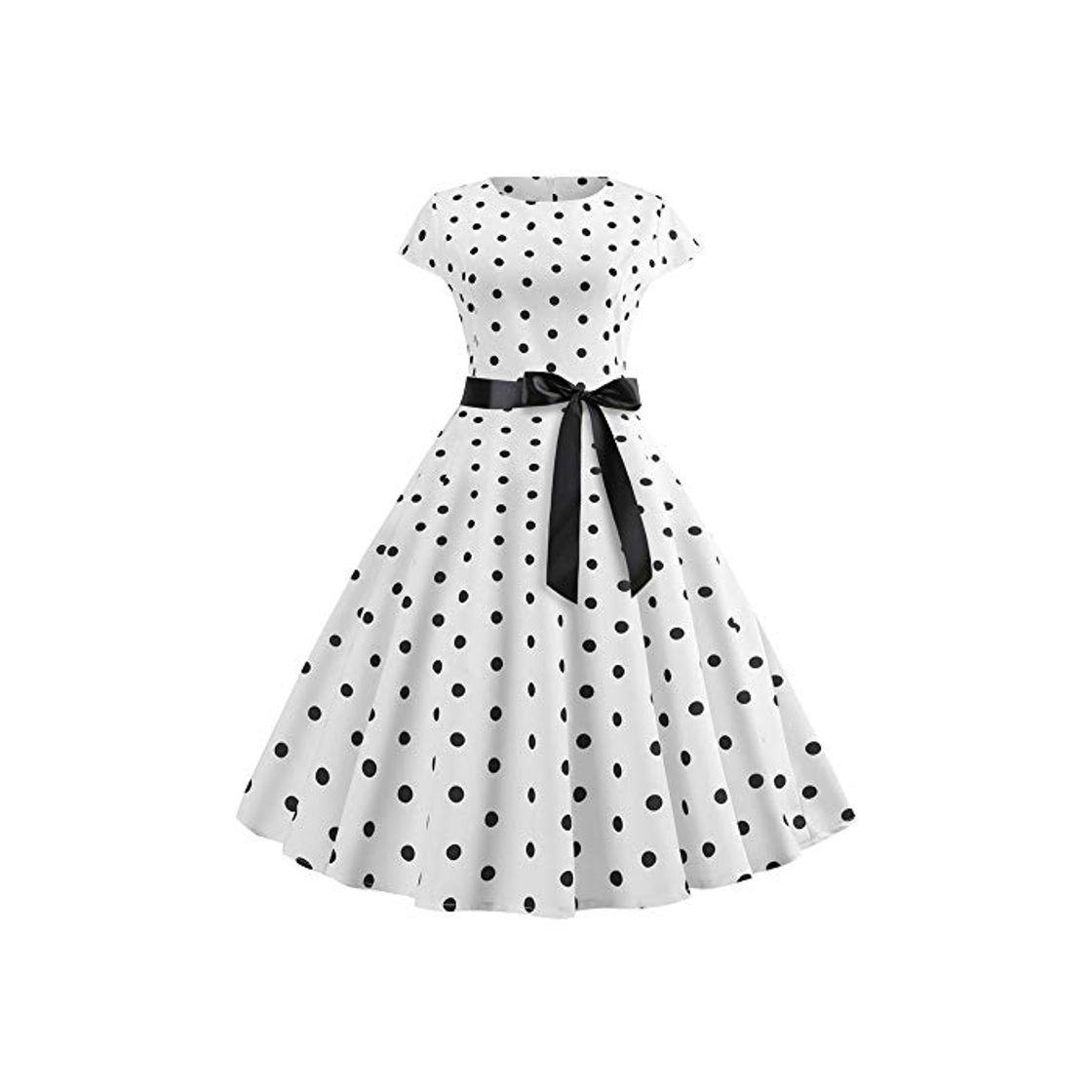 Products K-youth Años 50 Hepburn Vintage Swing Vestidos De Fiesta Mujer Elegantes Vestido