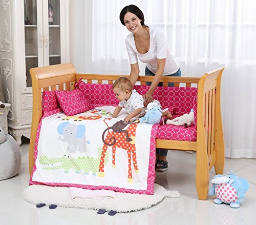 Producto i-Baby Juego de cama para cuna de 9 piezas para recién nacido,