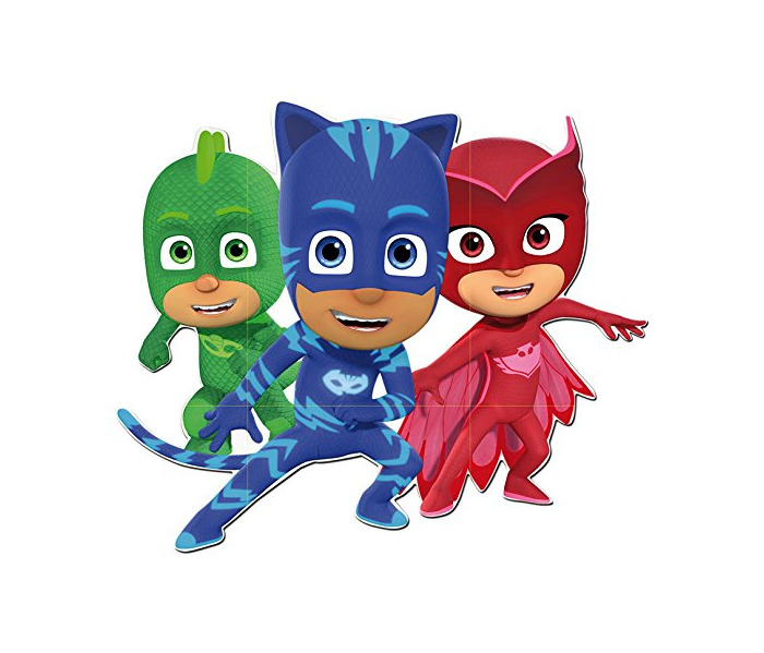 Producto PJ Masks- Supe silueta para decoración de fiestas