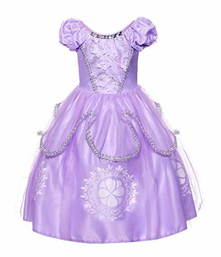 Product JerrisApparel Niña Disfraz de Princesa Sofía Tul Cumpleaños Partido Vestido