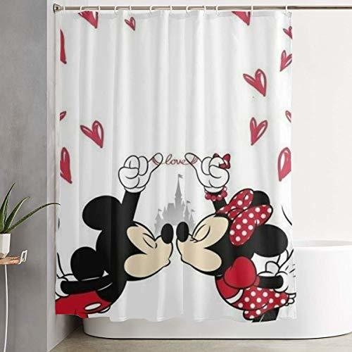 Producto Duwamesva - Cortina de Ducha con diseño de Mickey Minnie