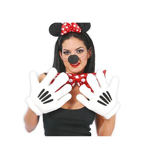 FIESTAS GUIRCA Las Manos de Mickey o Minnie Peluche Guantes para Mascota