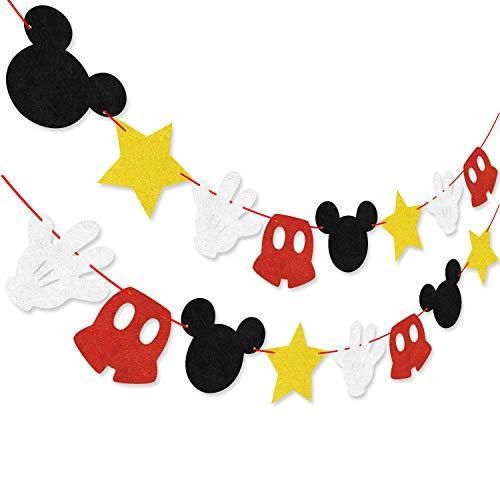 Hooggle Kit de decoración de la Fiesta de Mickey Mouse, Mickey Inspired