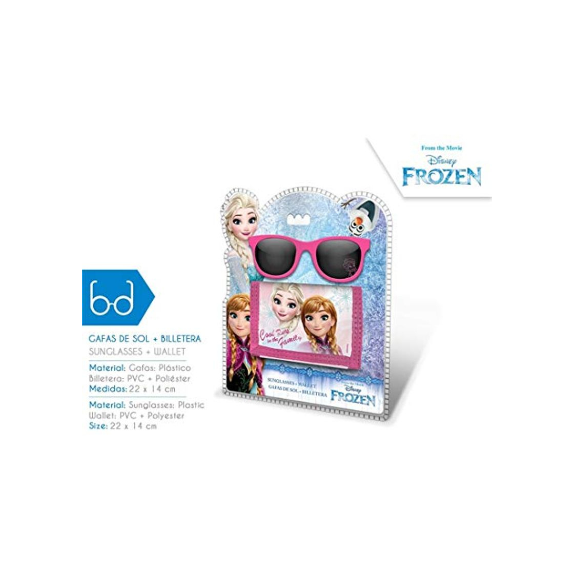 Producto Disney Frozen-WD17765 Set Gafas y Billetera,