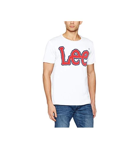 Lee Logo tee Camiseta, Marfil