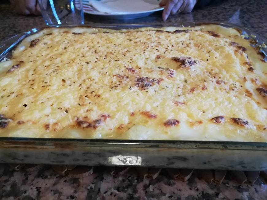 Fashion Bacalhau gratinado com legumes