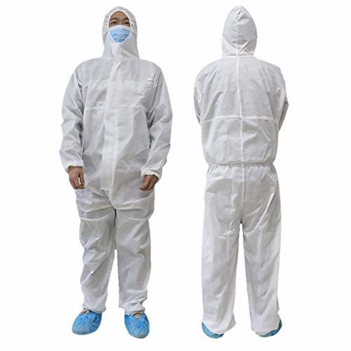 Social Mono de protección color blanco para ropa de protección contra el polvo