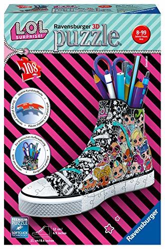 Social Ravensburger- Puzzle 3D Sneaker L.O.L, Color