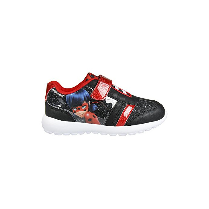 Productos Cerdá Deportivas UltraLigeras Ladybug, Zapatillas para Niñas, Black