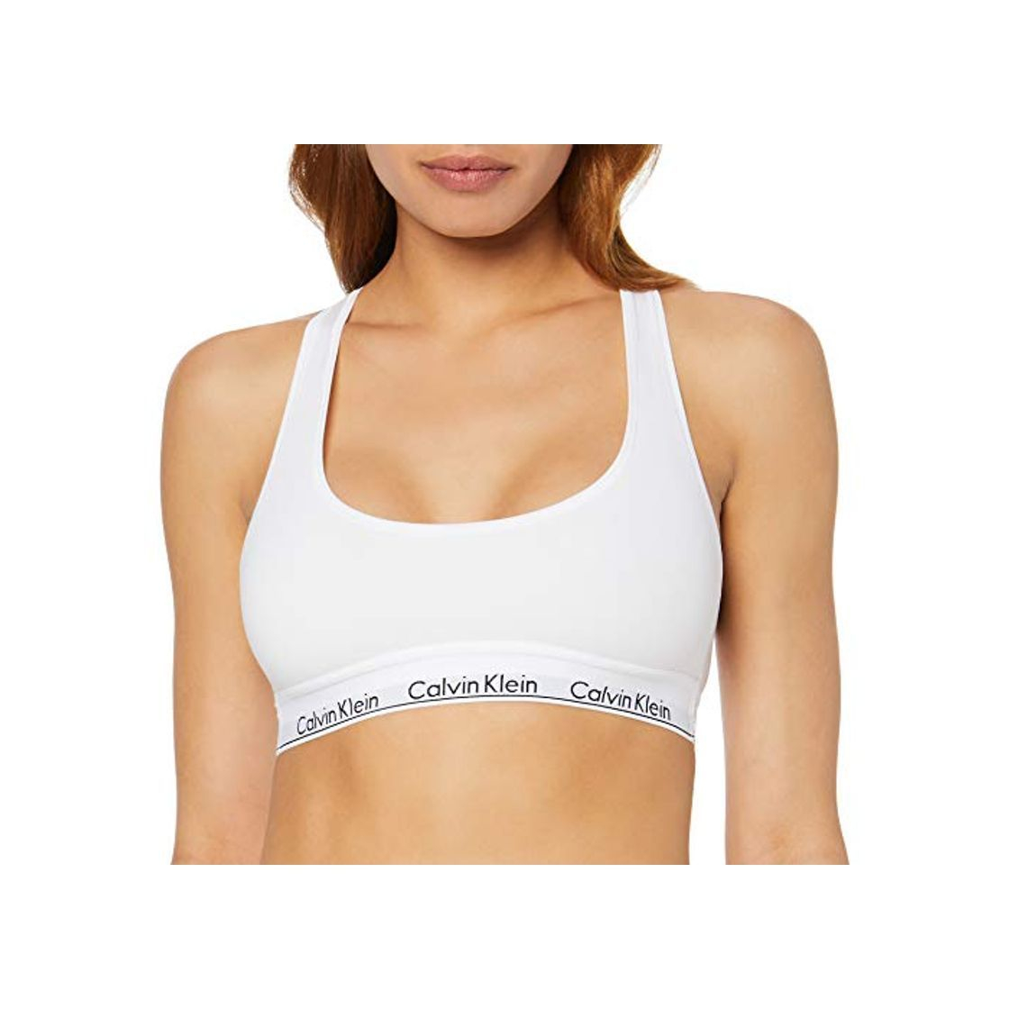 Moda Calvin Klein 0000F3785E, Sujetador Para Mujer, Blanco