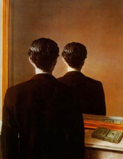 "Not to Be Reproduced" de Magritte