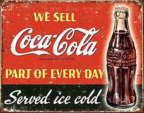 LAUGH WELL Coke Coca Cola Cartel de Chapa metálica Cartel de Arte