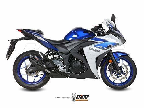 Social Terminal MIVV Sonido Acero Negro YZF R3 2015-2018