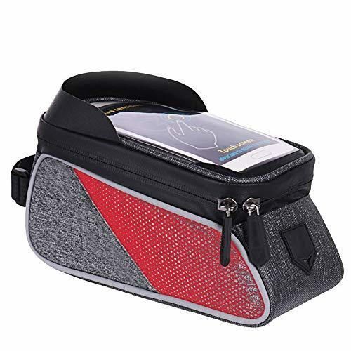 Producto Bicicleta bolsa Cuadro de ciclismo Alforja Bolsa de teléfono celular MTB Bicicleta