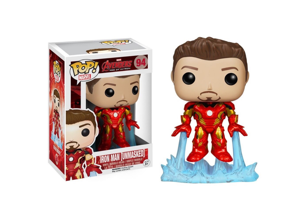 Products Funko Pop Marvel Iron Man Unmasked