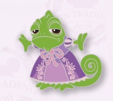 Product Disneyland Paris Tangled Pascal with Dress Pin 