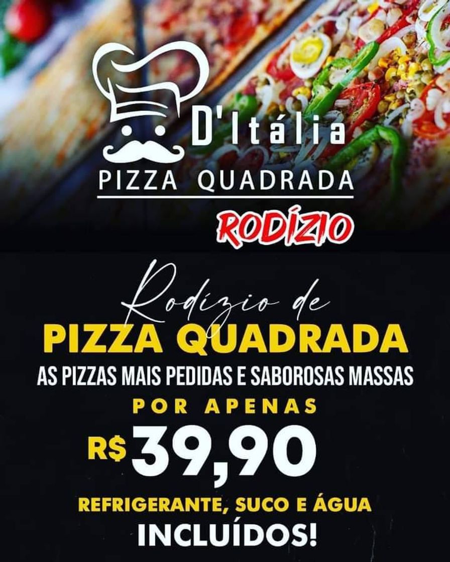 Restaurants D'Itália Pizza Quadrada Rodízio