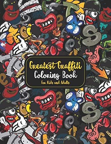 Libros Greatest graffiti Coloring Book For Kids and Adults