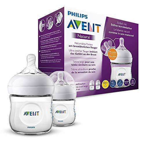 Producto Philips Avent Biberón Natural SCF030/27 - Pack de dos biberones de 125