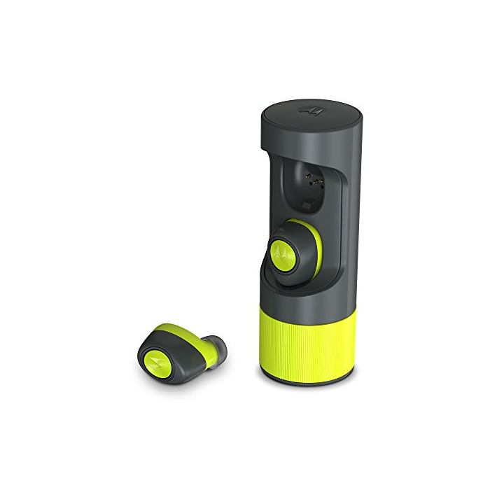 Social Motorola Auriculares de botón Bluetooth estéreo Inteligentes Completamente inalámbricos y IPx4 Resistentes