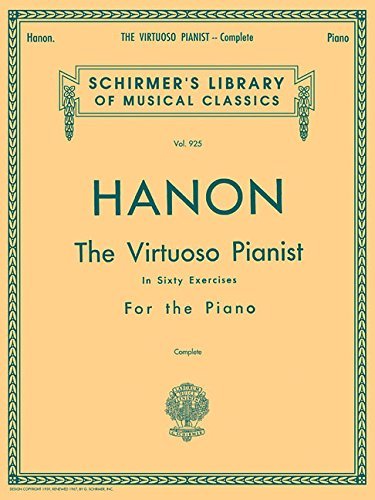 Book Hanon: The Virtuoso Pianist In Sixty Exercises For The Piano