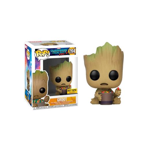 Groot with candy