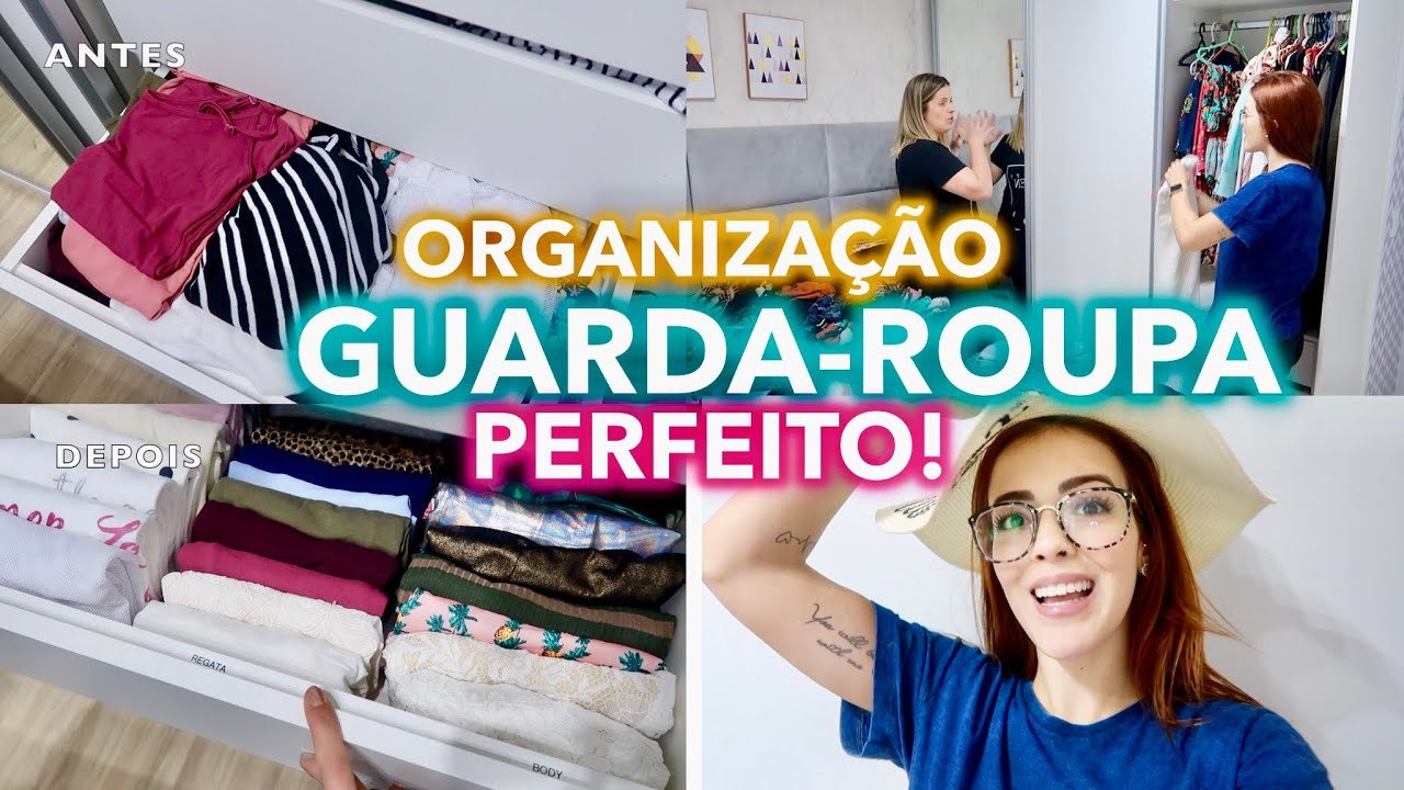 Fashion COMO ORGANIZAR UM GUARDA-ROUPA | GAVETAS, DOBRAS ...