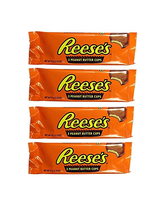 Product (4x51g) Hershey's Reese's 3 peanut butter cup al La mantequilla de maní