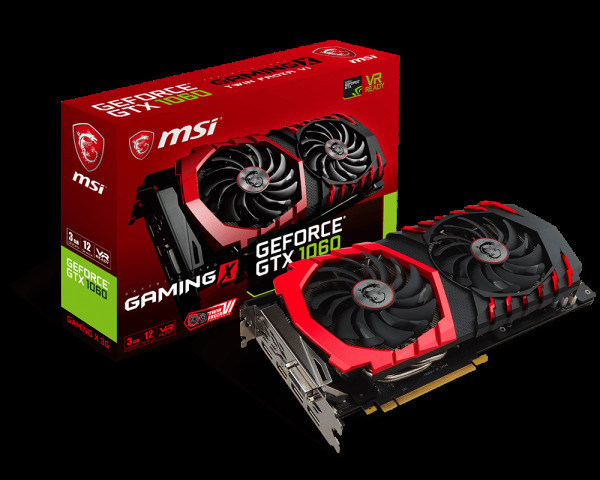 Producto Msi GTX 1060 gaming x 3gb