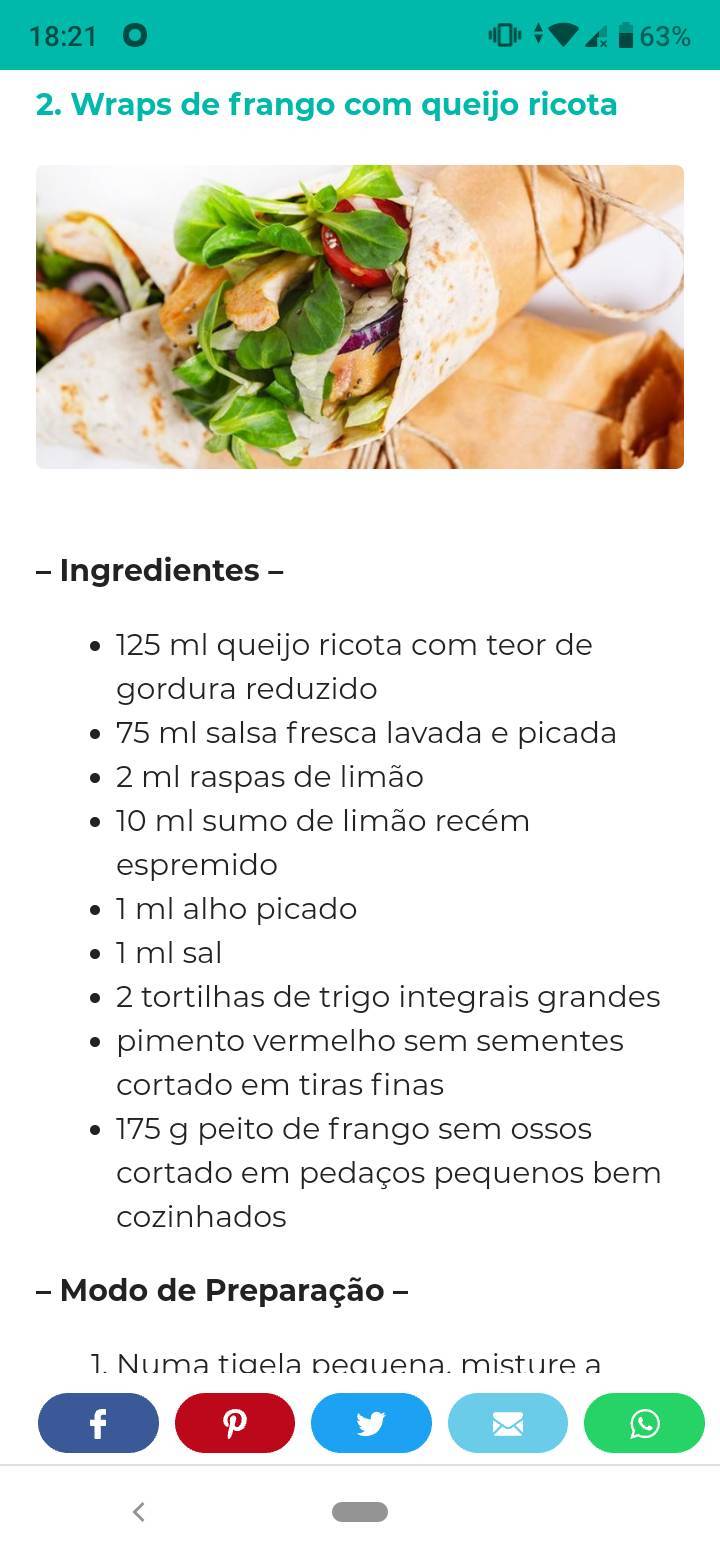 Fashion Receitas saudáveis 