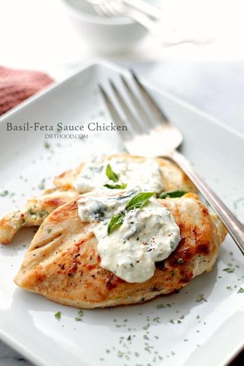 Basil-Feta Sauce Chicken Recipe | Diethood