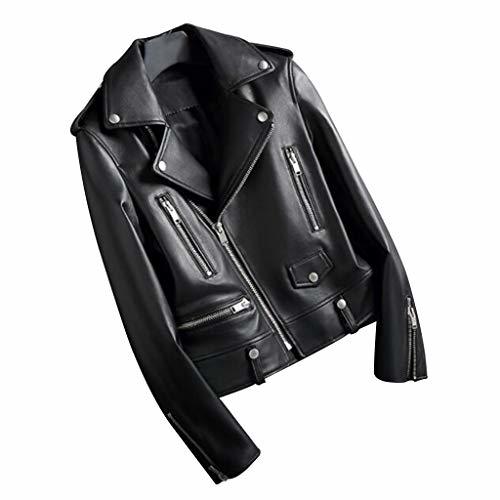 Cazadoras Piel Mujer,Chaquetas De Cuero For Las Mujeres, Nouvelle Veste En Cuir