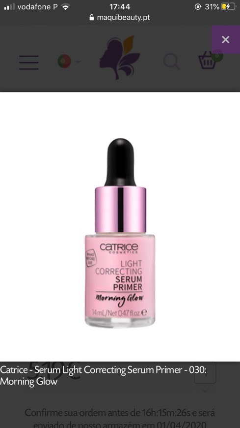 Moda Catrice - Serum Light Correcting Serum Primer - 030: Morning