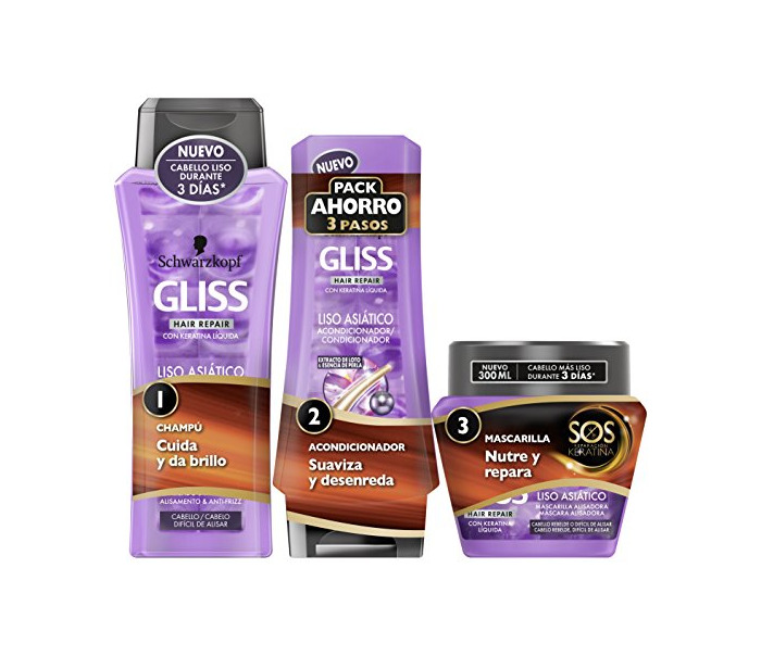 Belleza Gliss - Champú 250ml