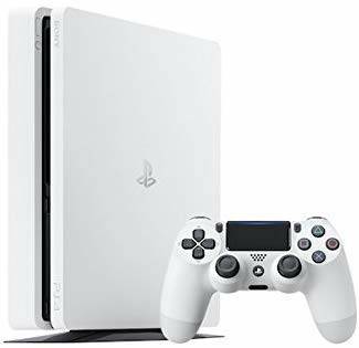 Fashion PlayStation 4 Slim (PS4) - Consola de 500 GB, Color Blanco

