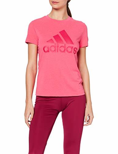 Place adidas W Mh Bos tee Camiseta, Mujer, Rosa