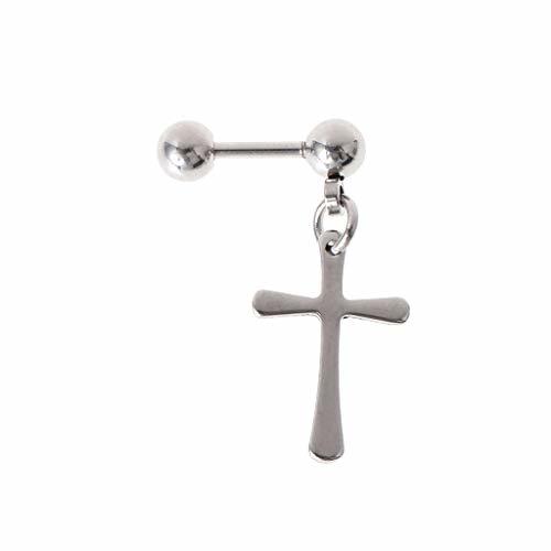 Producto Kofun aretes de 1 Pieza Punk Pendientes Cruz Colgante Barbell Colgantes Mujer