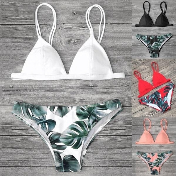 Fashion Shop Summer Women's Swimming Suit Two Pieces Bikini Set ...